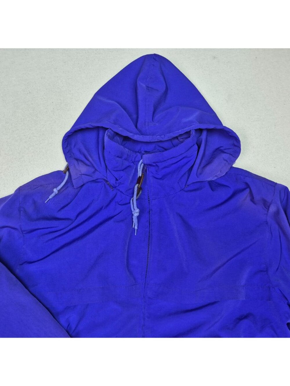 Ralph Lauren Women's Purple Vented Hooded Ski Jacket Heavy Coat Sz L 90s VTG - Picture 3 of 13
